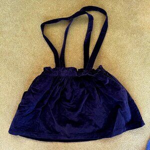 Tea collection velveteen skirt